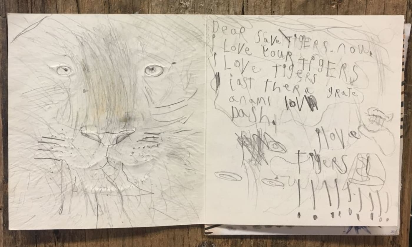 Love letter to nature written by Dash