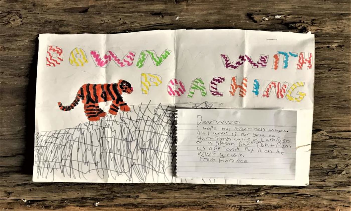 Love letter to nature written by Florence