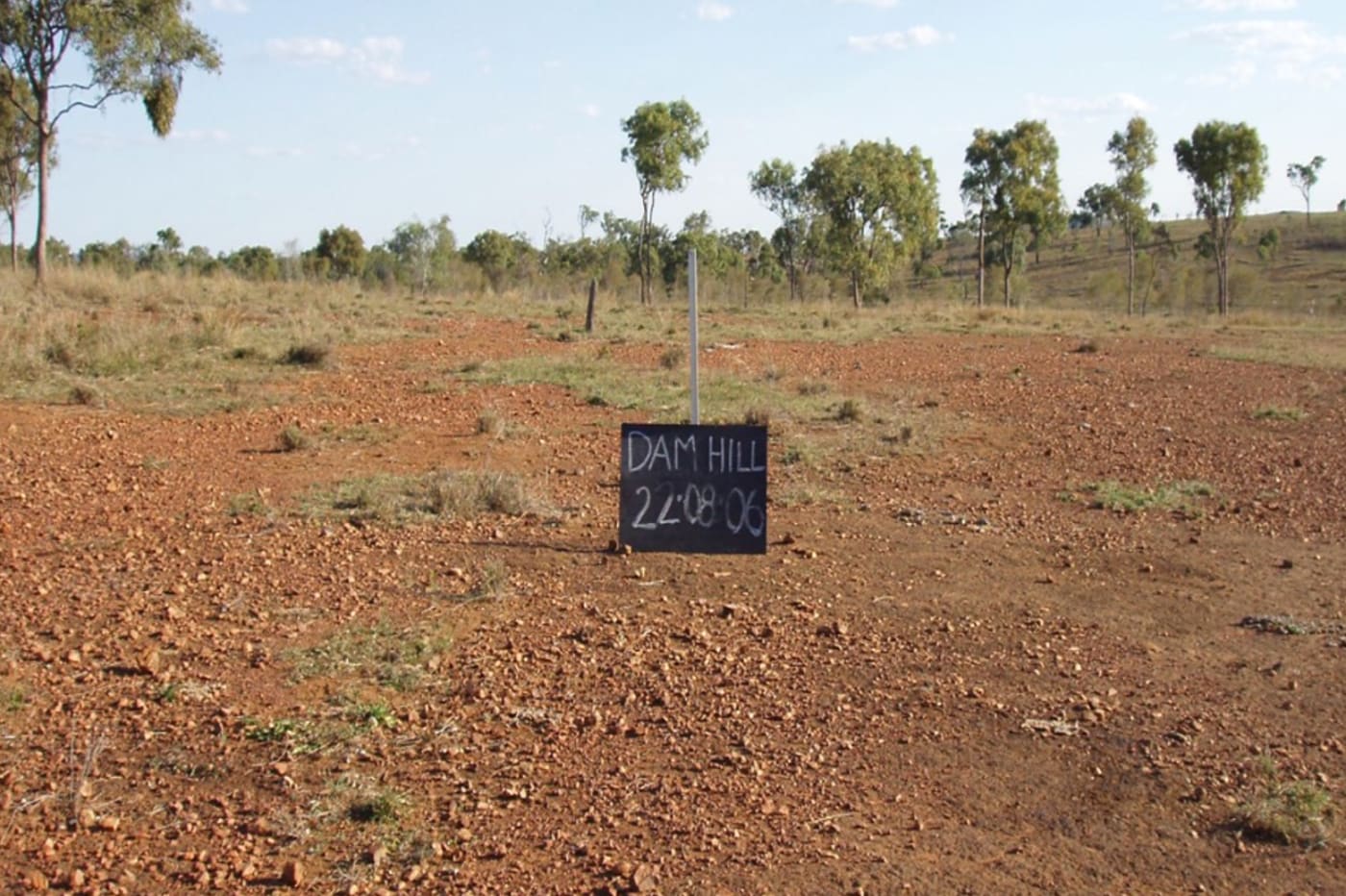 Paddock on a property near Rockhampton in 2006 before the use of regenerative grazing techniques