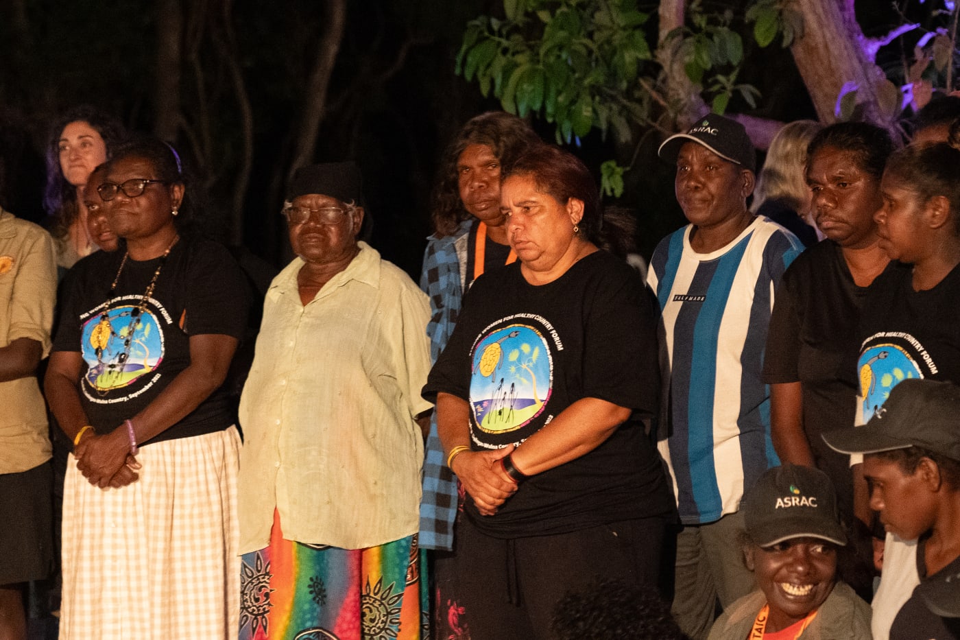 Anita Painter, Elder, community leader and educator with fellow participants at the 2023 Strong Women for Healthy Country Forum