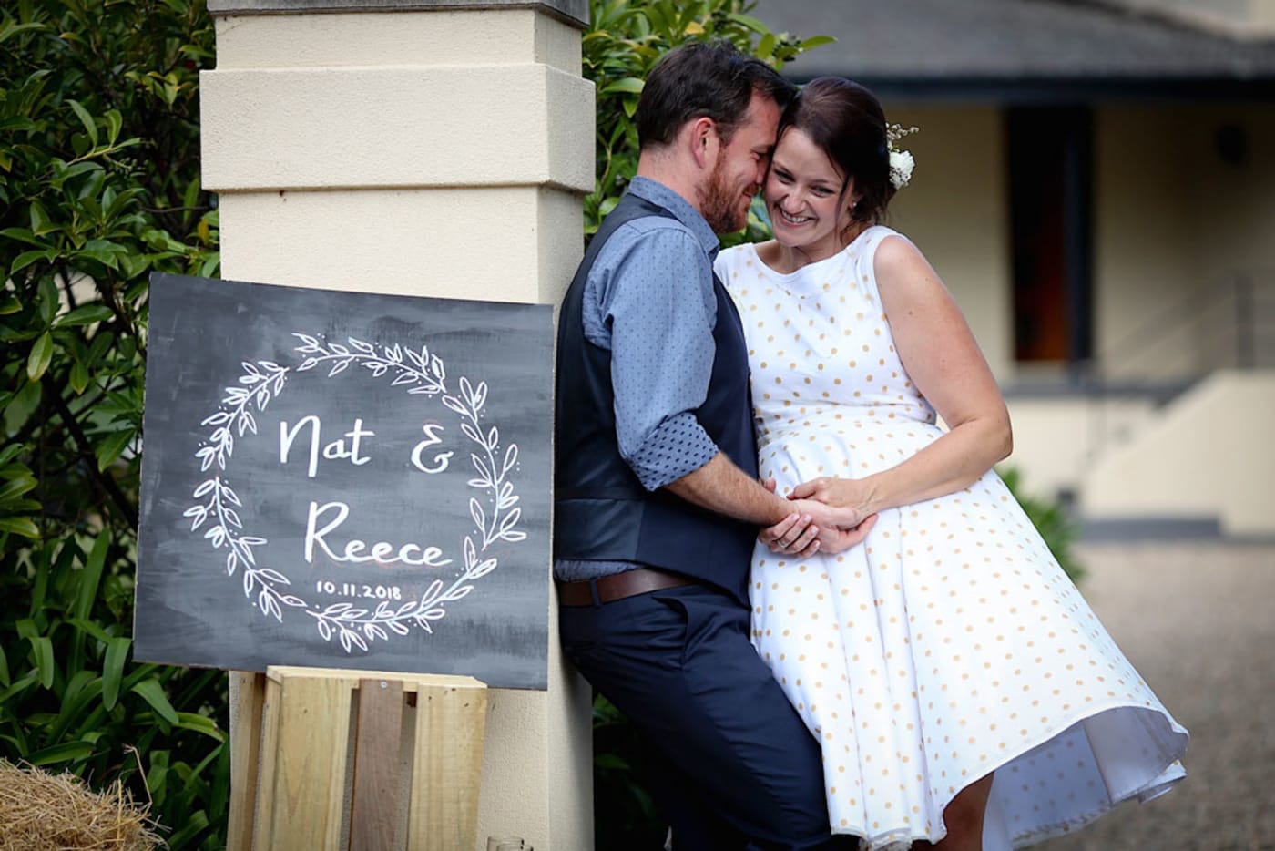 Nat & Reece's sustainable wedding