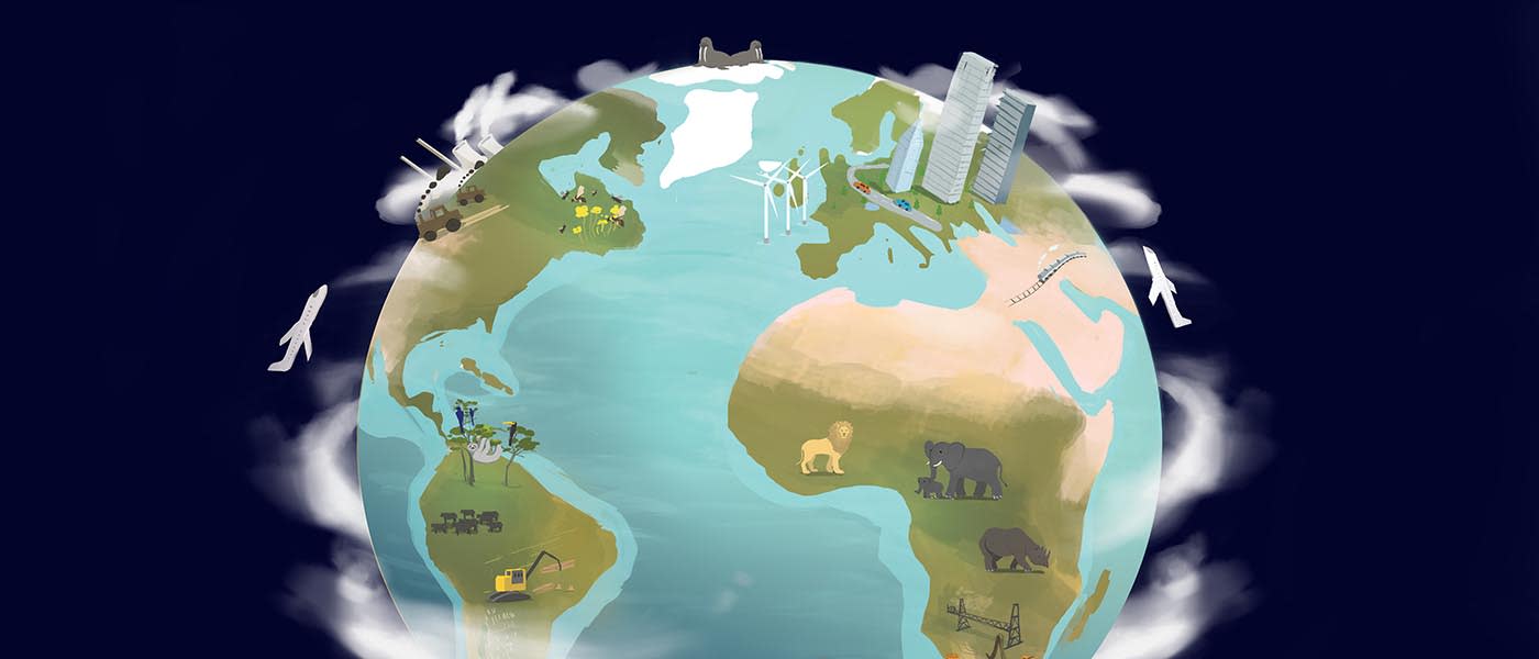 Globe illustration