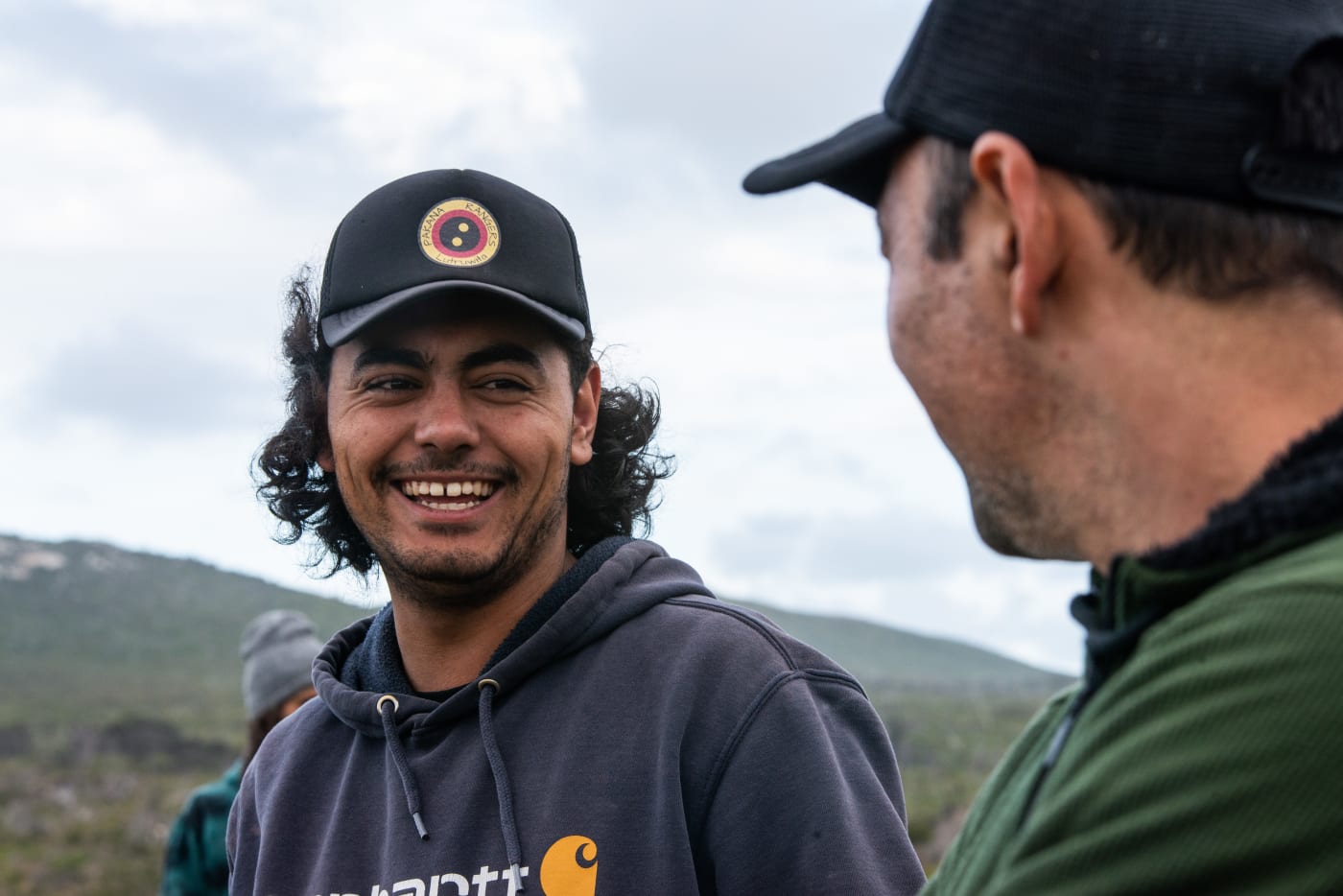 Pakana Ranger supervisor Kulai Sculthorpe on Lungtalanana