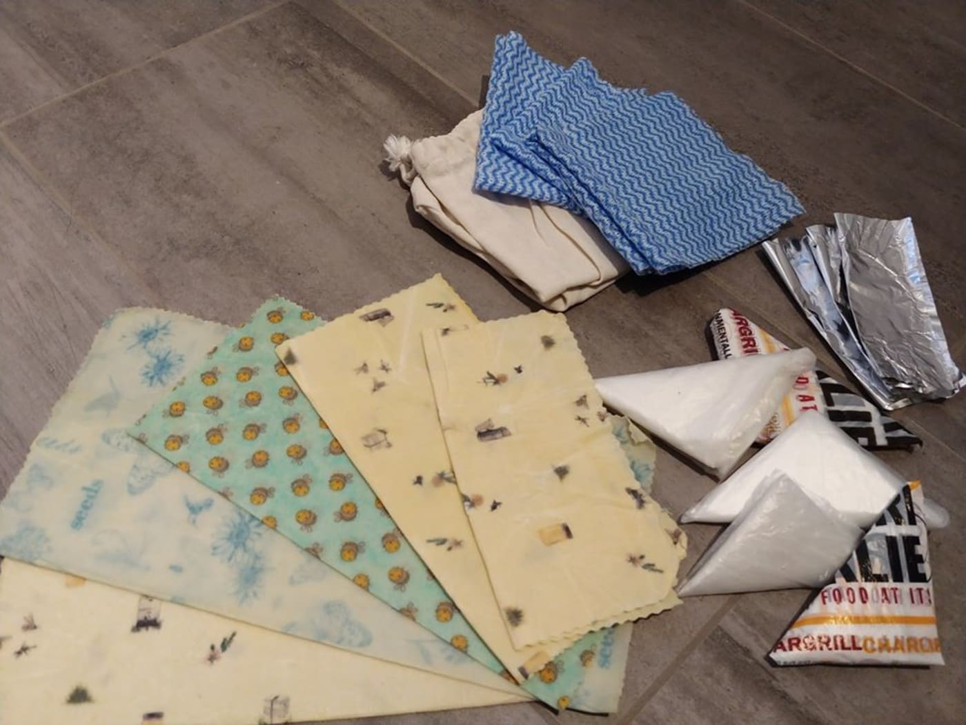 Reusable food wrap #PlasticFreeShop Challenge