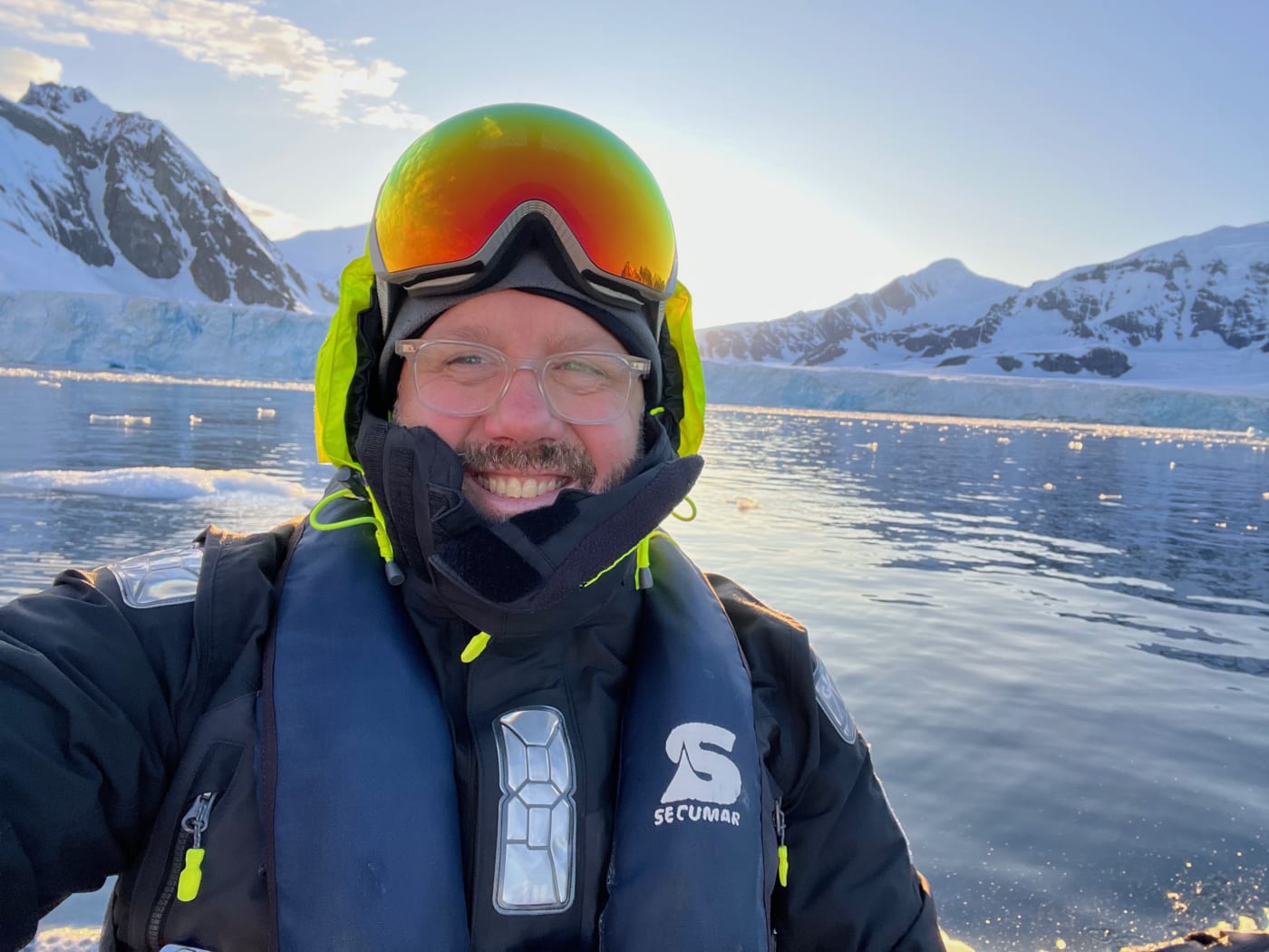 Chris Johnson in Antarctica