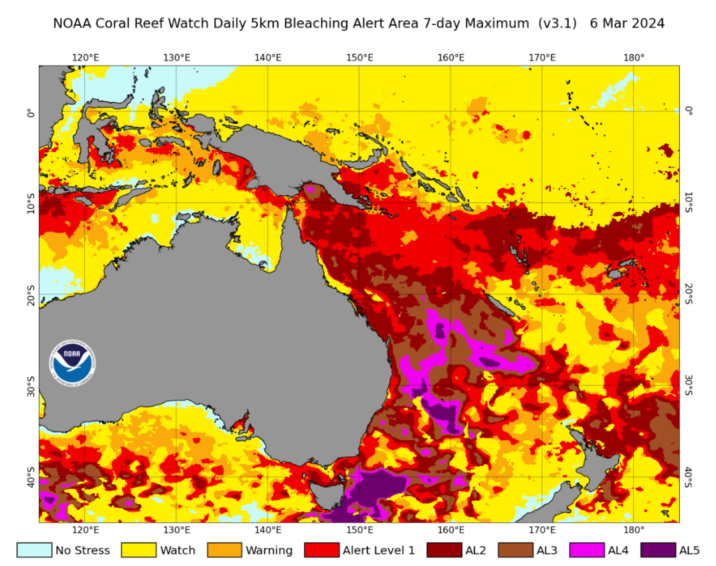 5th mass bleaching event on the Great Barrier Reef in 8 years WWF