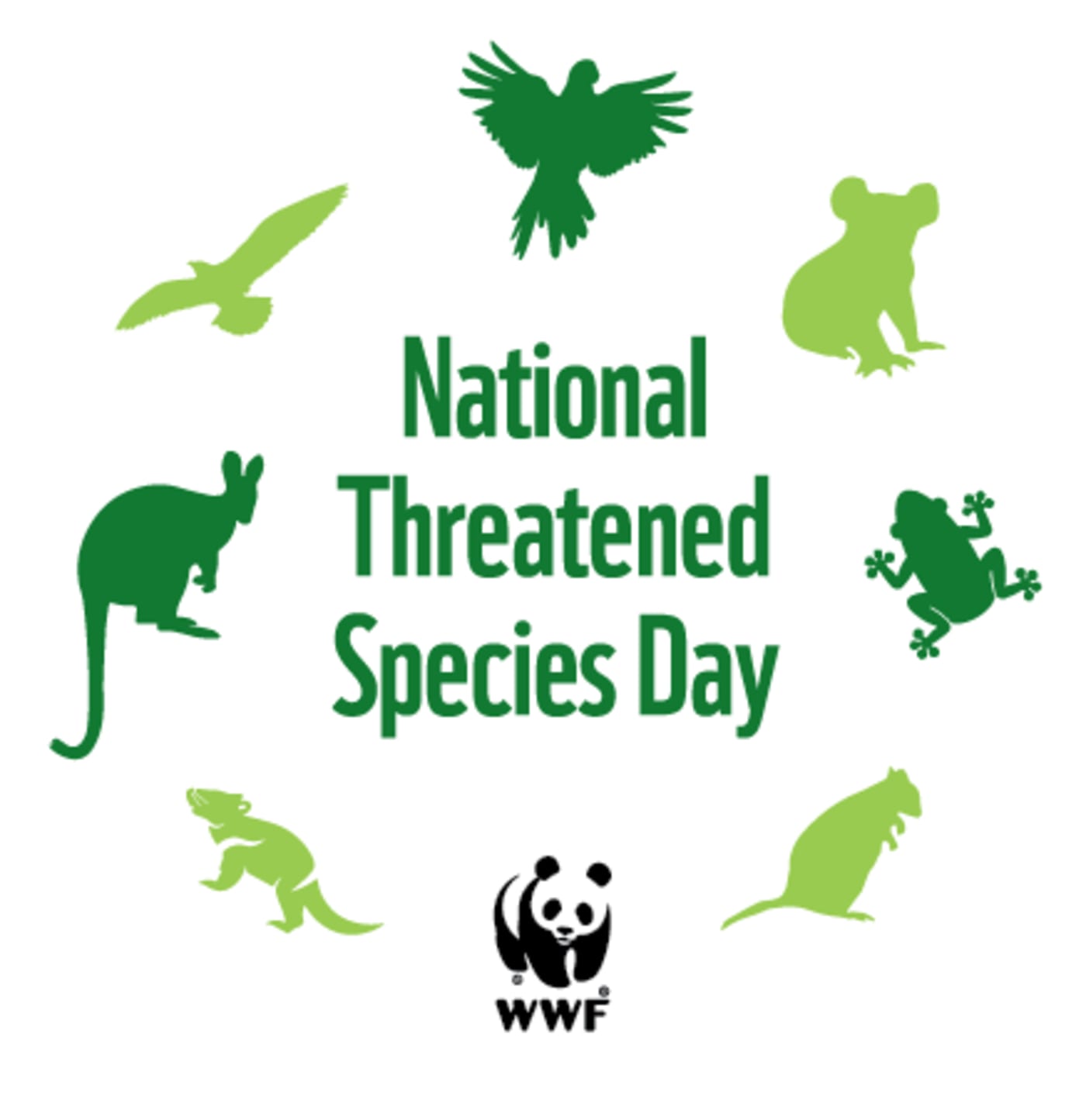 National Threatened Species Day lockup logo