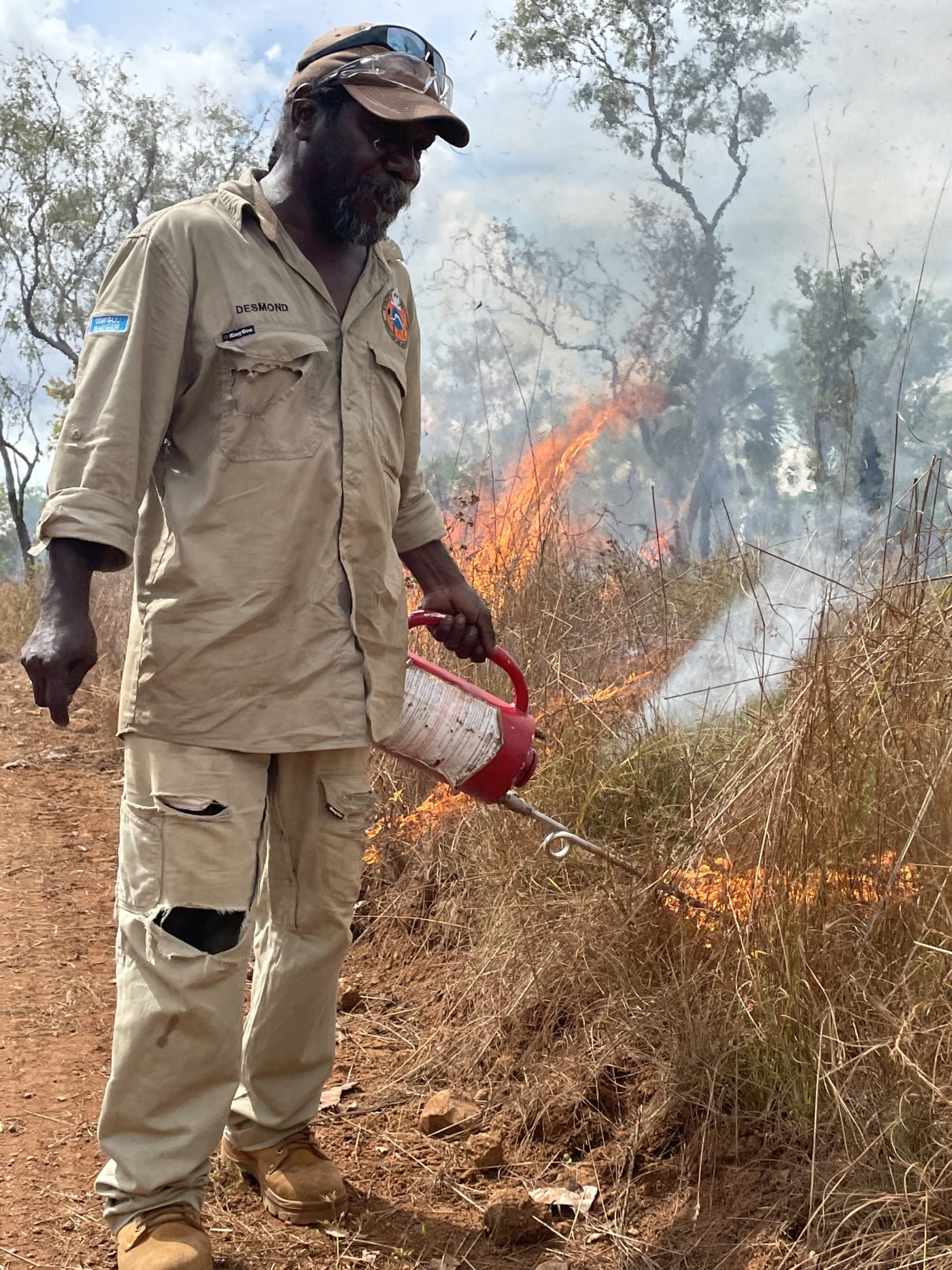 Desmond Williams, Uunguu Ranger, Wunambal Gaambera Fire Management