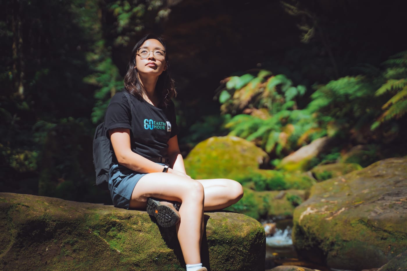 Leonie Sii takes time out for nature in the Blue Mountains for Earth Hour