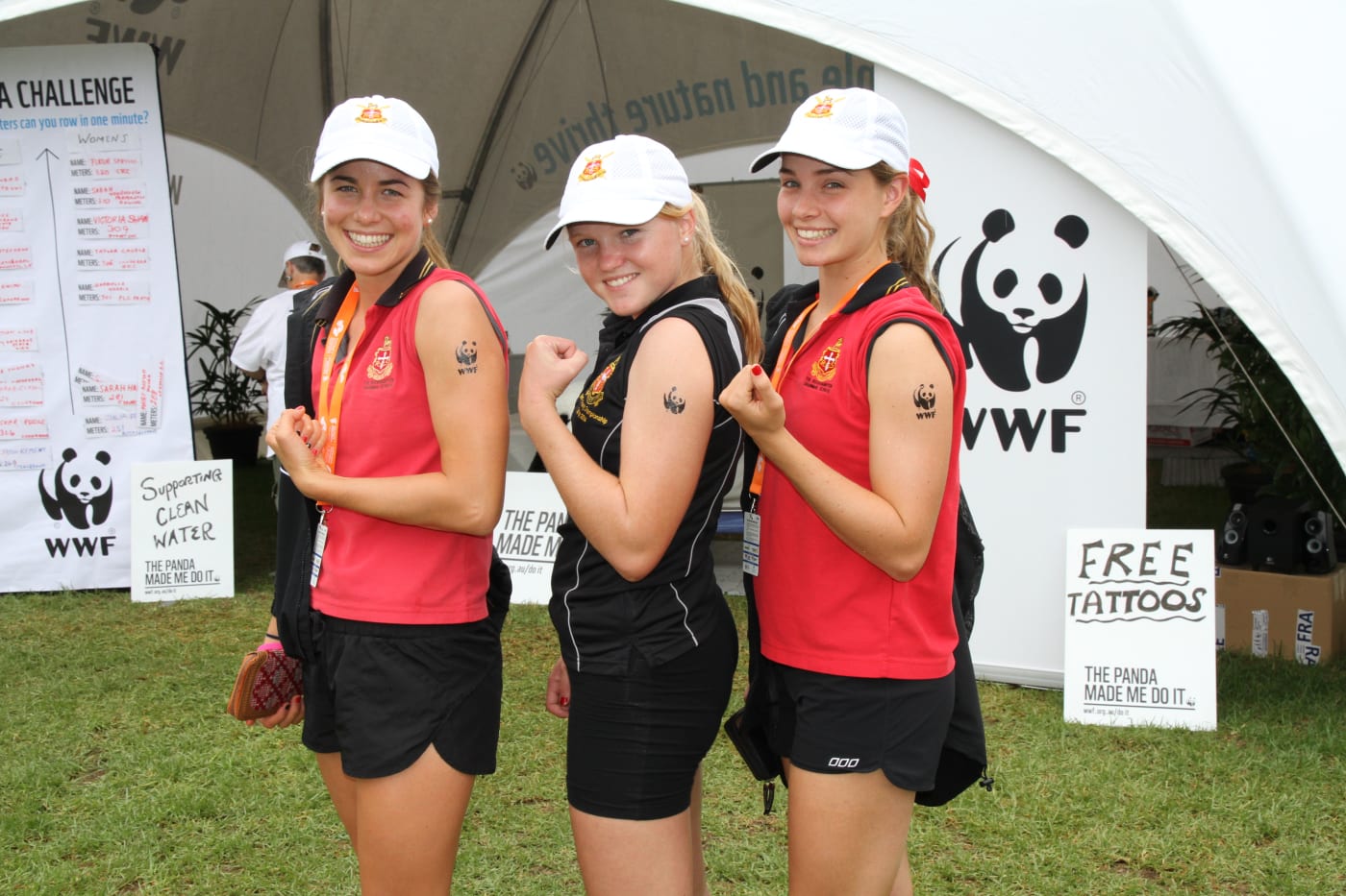 WWF Australia at the 2014 Sydney International Rowing Regatta.