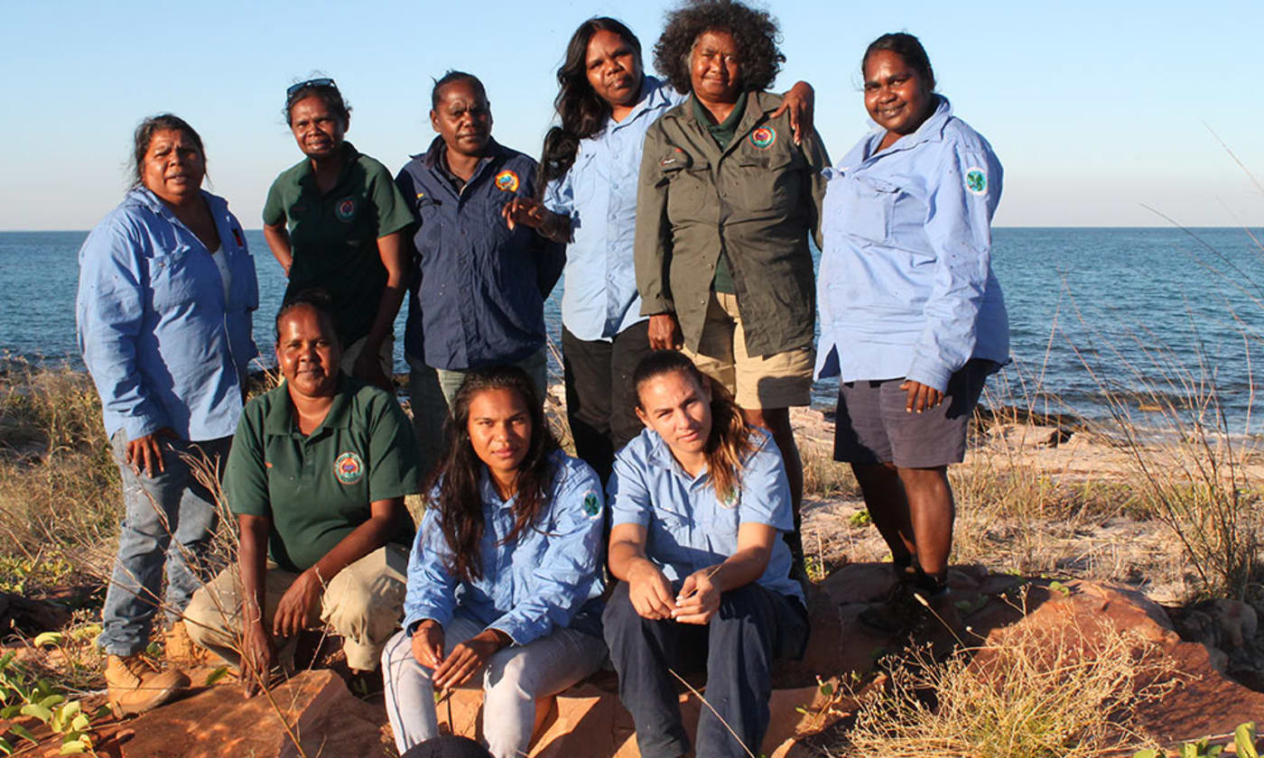 Women rangers at the first ever west Kimberley women rangers camp, Dampier Peninsula, Kimberley