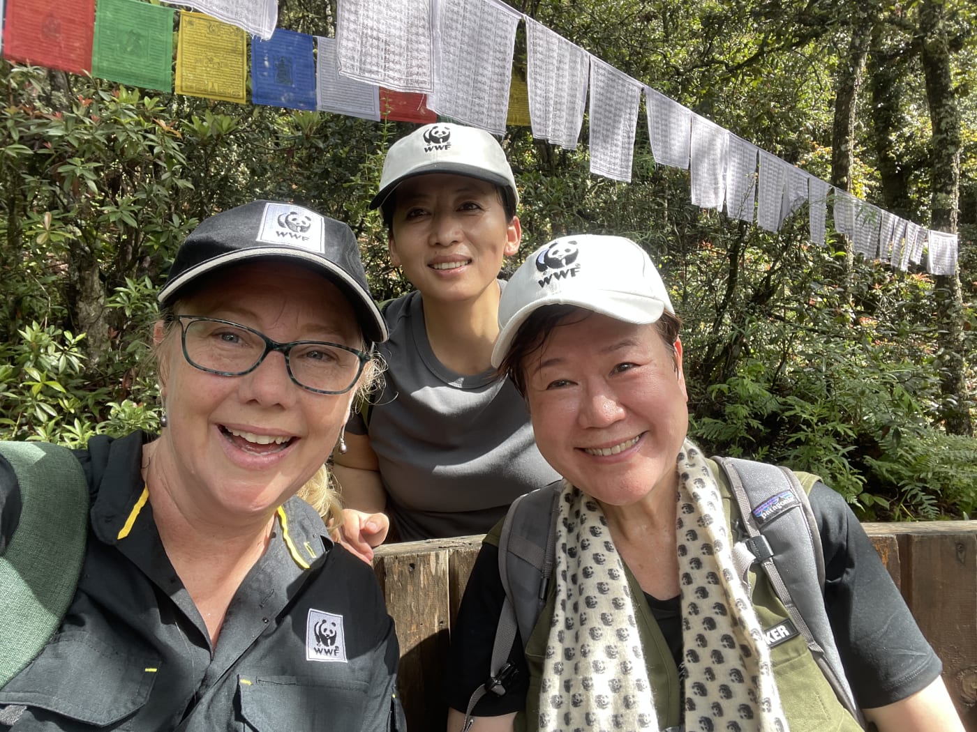 Dr Leonie Valentine (Senior Manager Species Conservation, WWF-Australia), Kezang Yangden (Conservation Director, WWF-Bhutan) and Sophia Lim (CEO, WWF-Malaysia).
