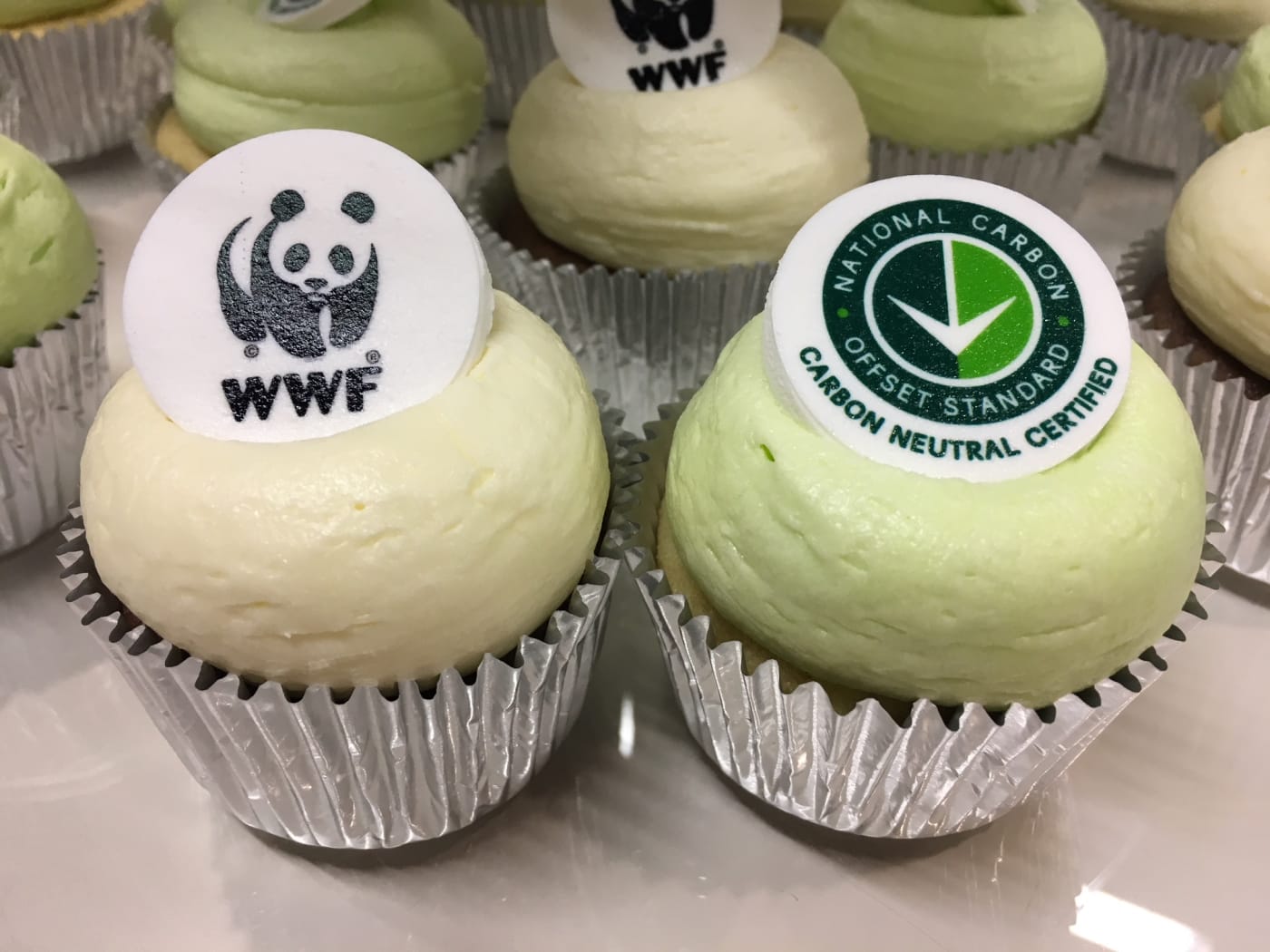 Carbon neutral cupcake