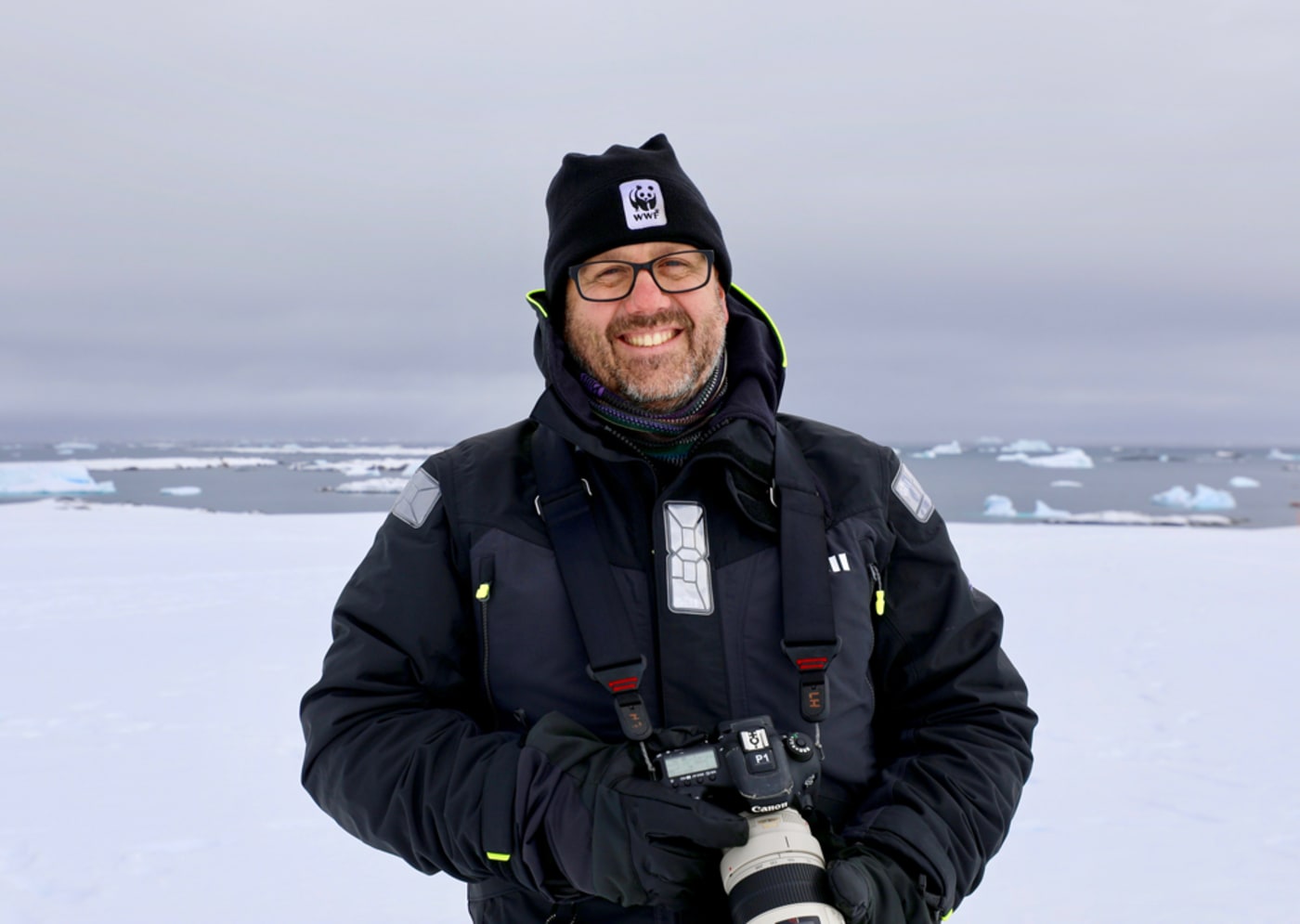 Chris Johnson in Antarctica
