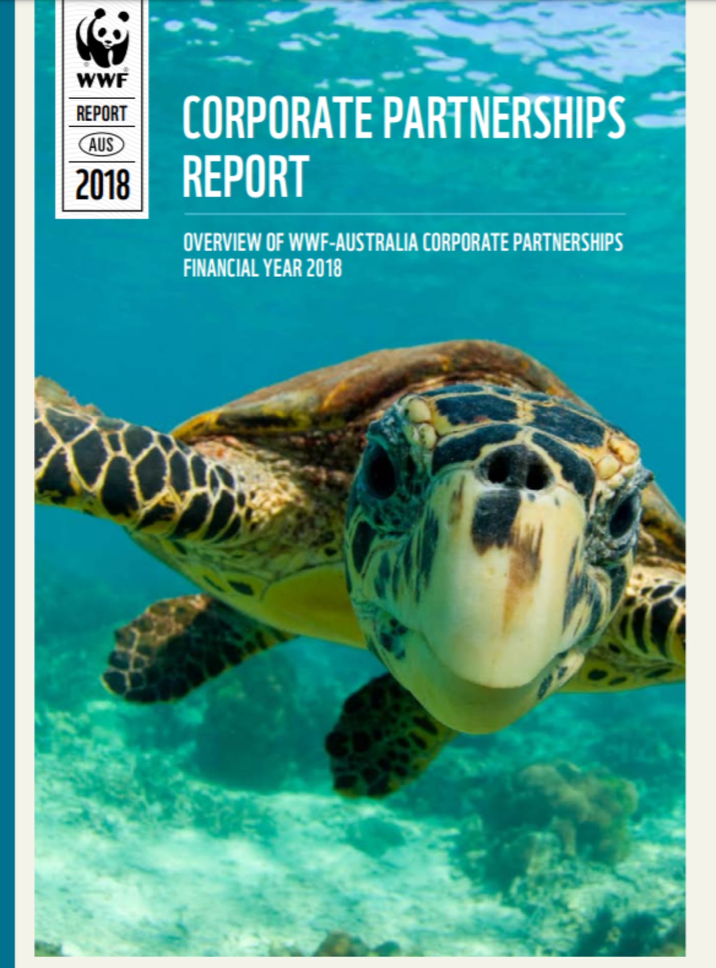 Corporate Partnerships Report 2018 cover