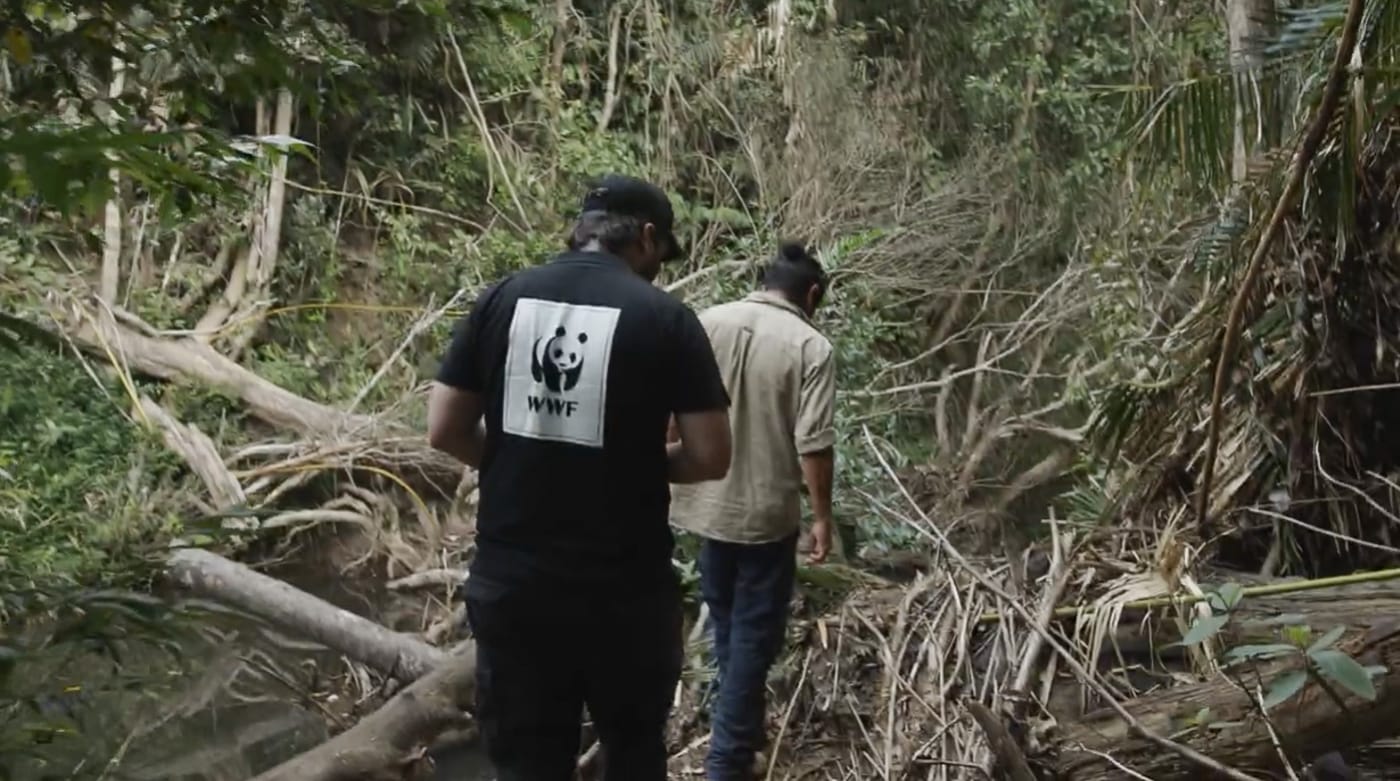 Djarra Delaney and Alfred Hunter among flood debris after Cyclone Jasper – the wettest cyclone in Australian recorded history – caused intense flooding in December 2023.