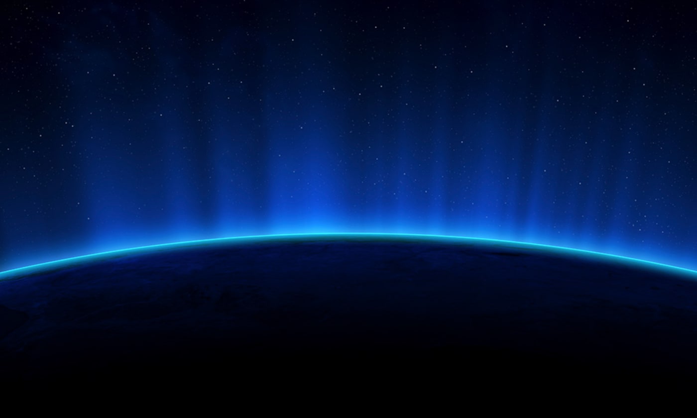 Earth Hour blue planet