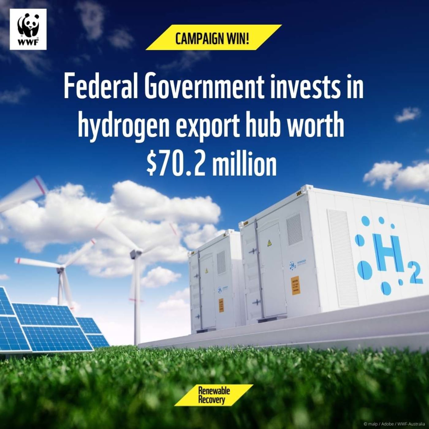 Federal Government invests in hydrogen export hub