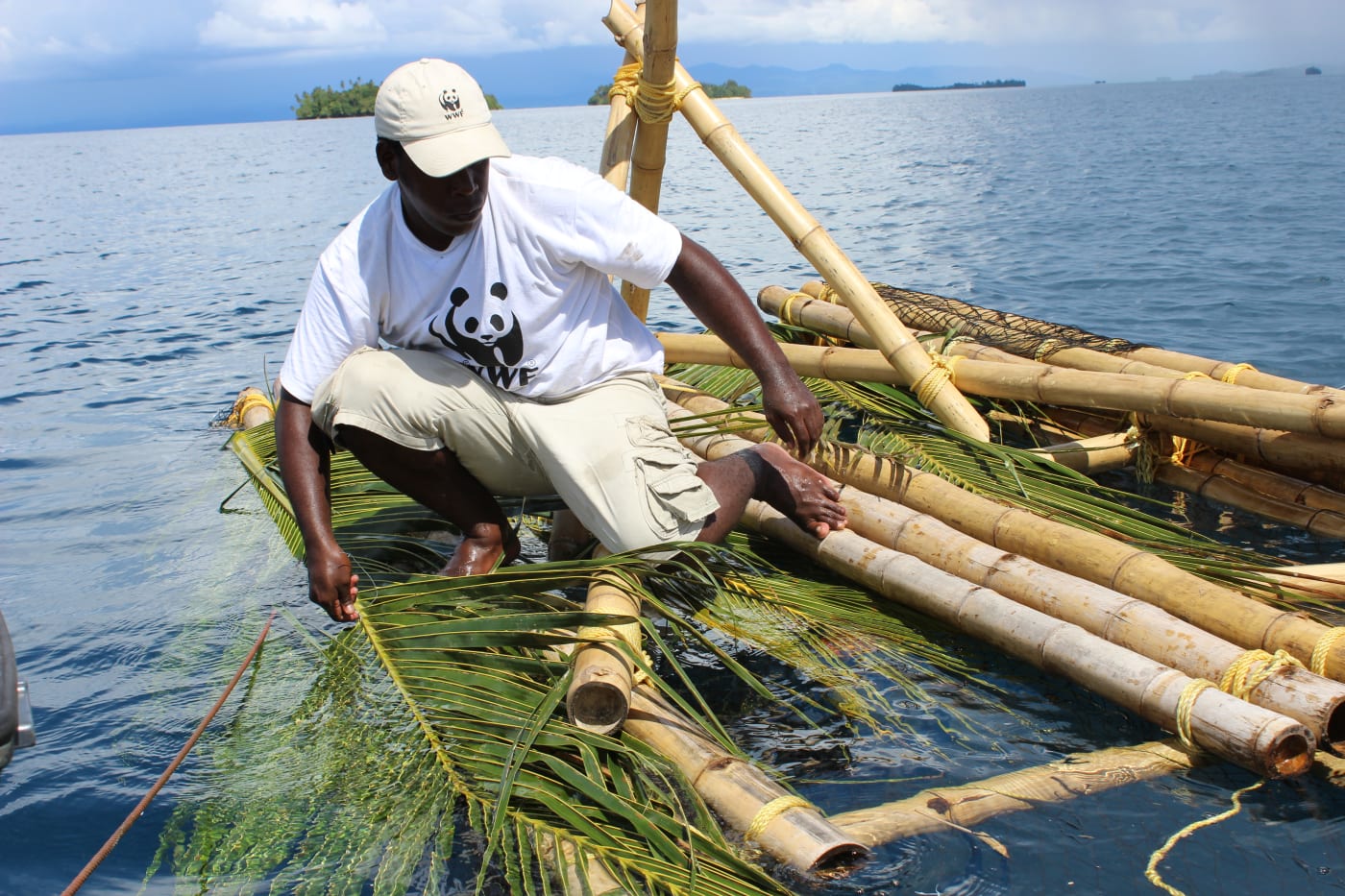 Deploying a community constructed IFAD, Ghizo Island, Western Province, Solomon Islands