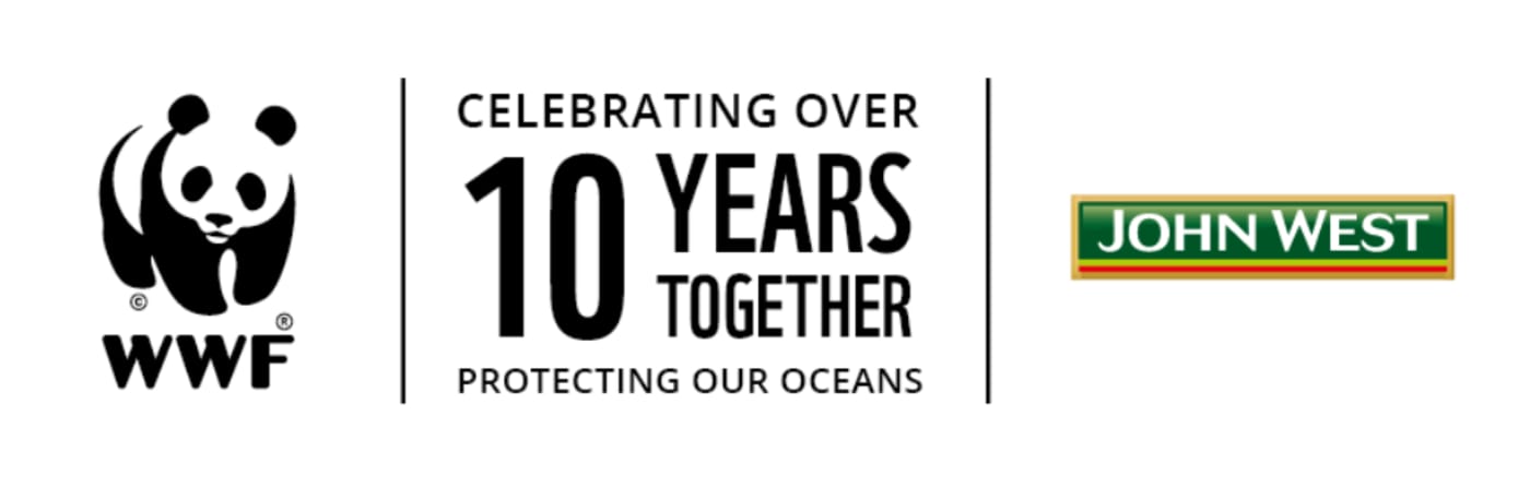 John West and WWF celebrate over 10 years of working together