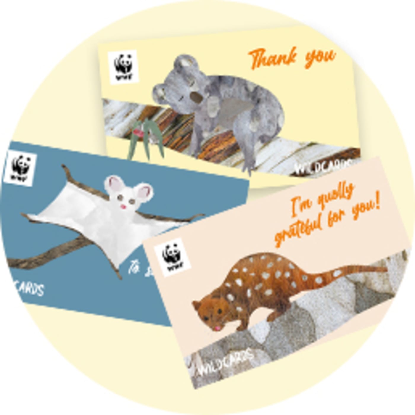 thank you illustrated wildcards