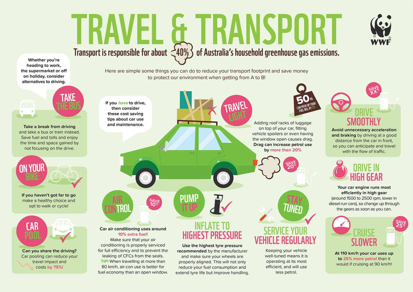 Travel and Transport Infographic
