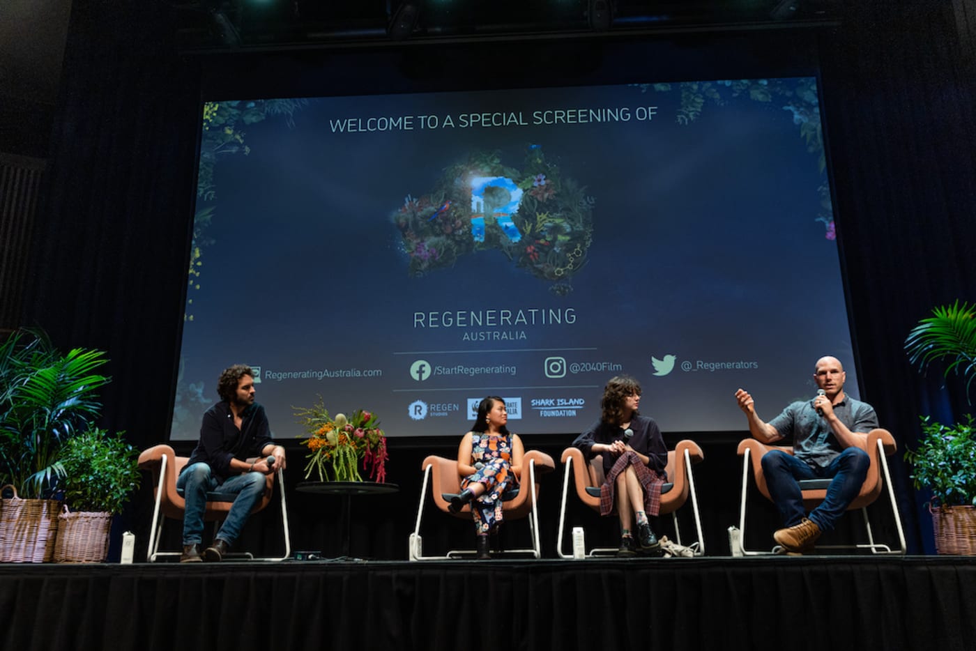 Over 7200 people attended 60 screenings of Regenerating Australia