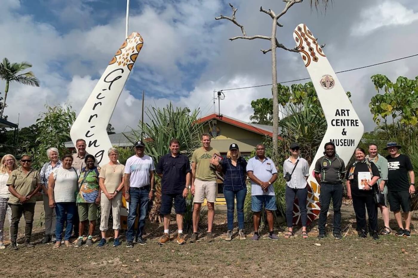 The WWF-Australia board and exec visiting our partners at Girringun Aboriginal Corporation