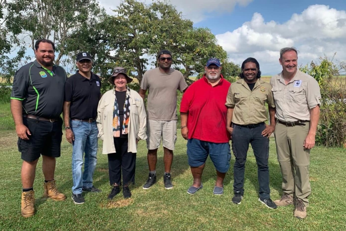 The WWF-Australia board and executive team visit Girringun Aboriginal Corporation