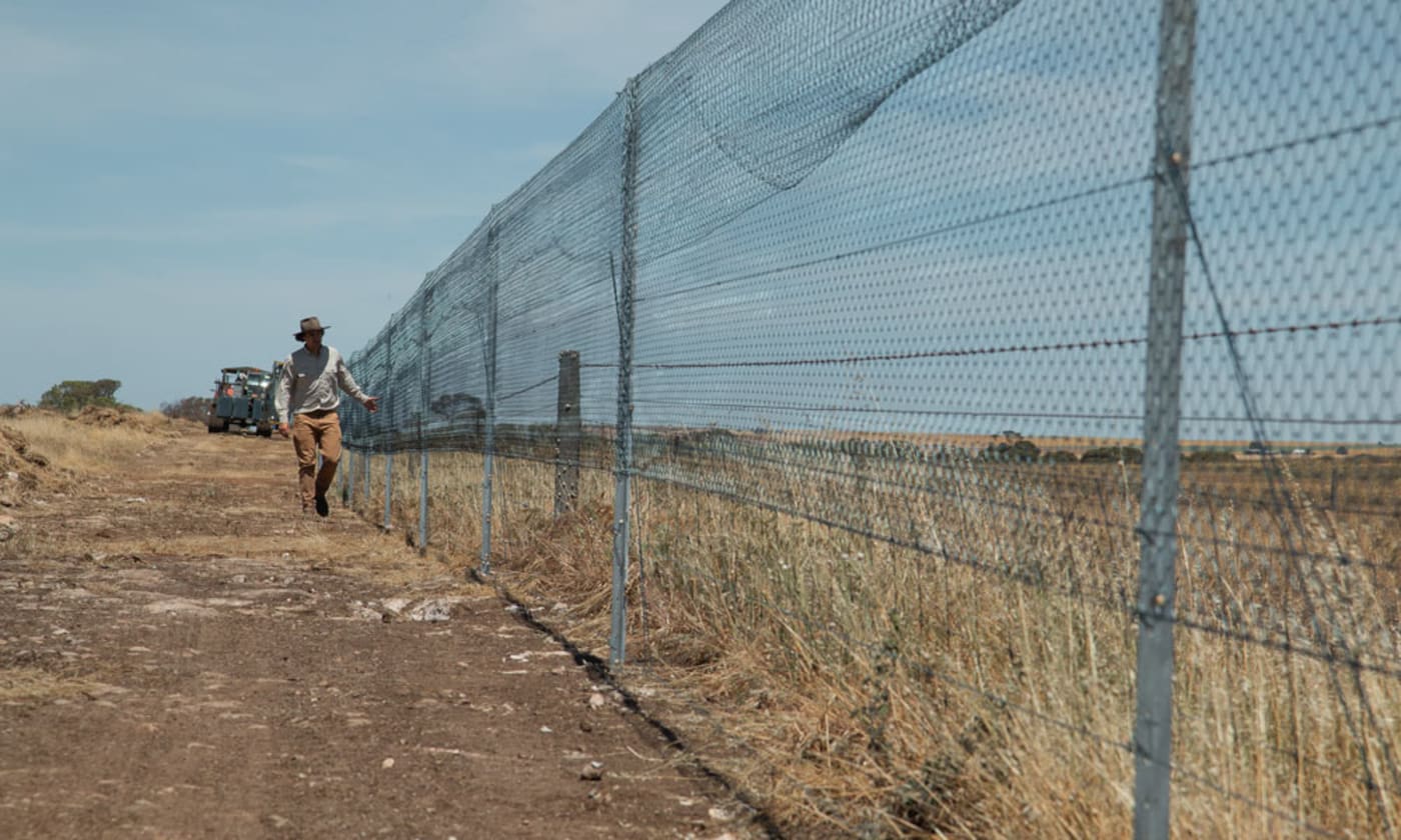 Construction of a predator-control fence in Yorke Peninsula for the Marna Banggara project