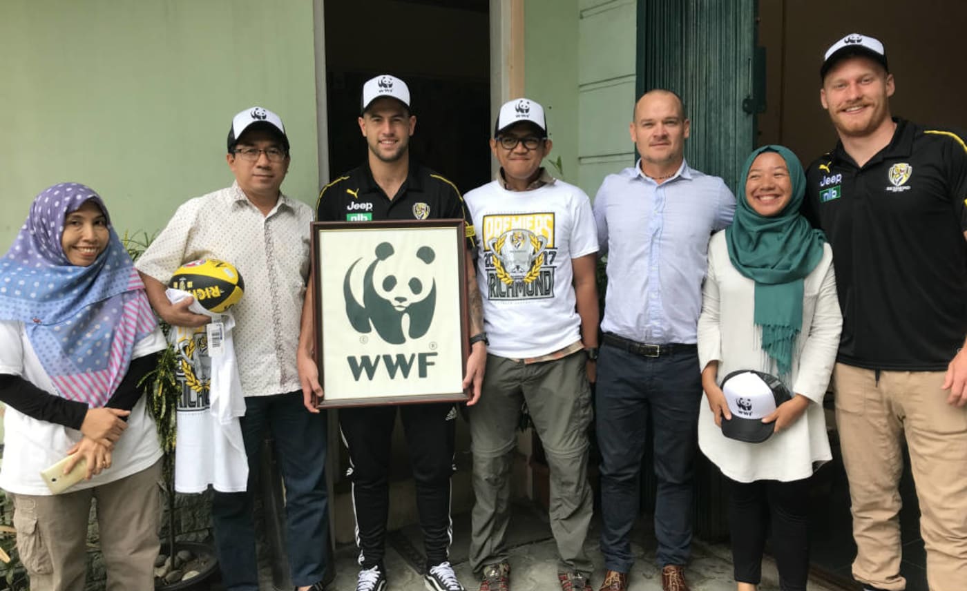 Richmond’s Nick Vlaustin & Jack Graham with WWF-Indonesia in Sumatra to support tiger conservation activities