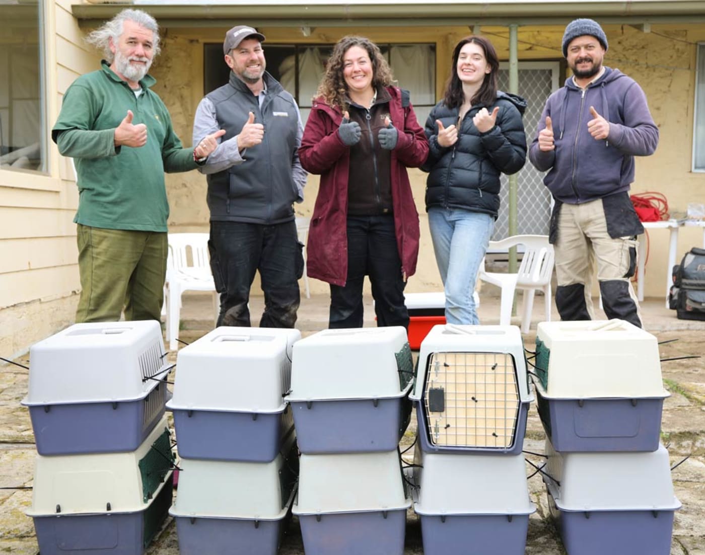 Wedge Island bettong crew