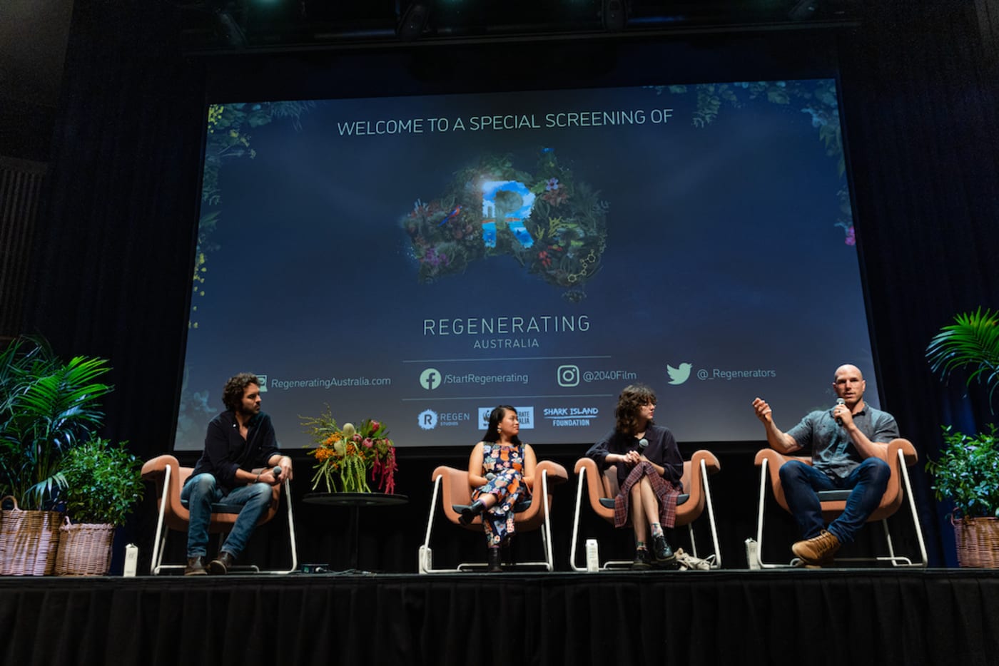 Over 7,200 people attended 60 screenings of Regenerating Australia