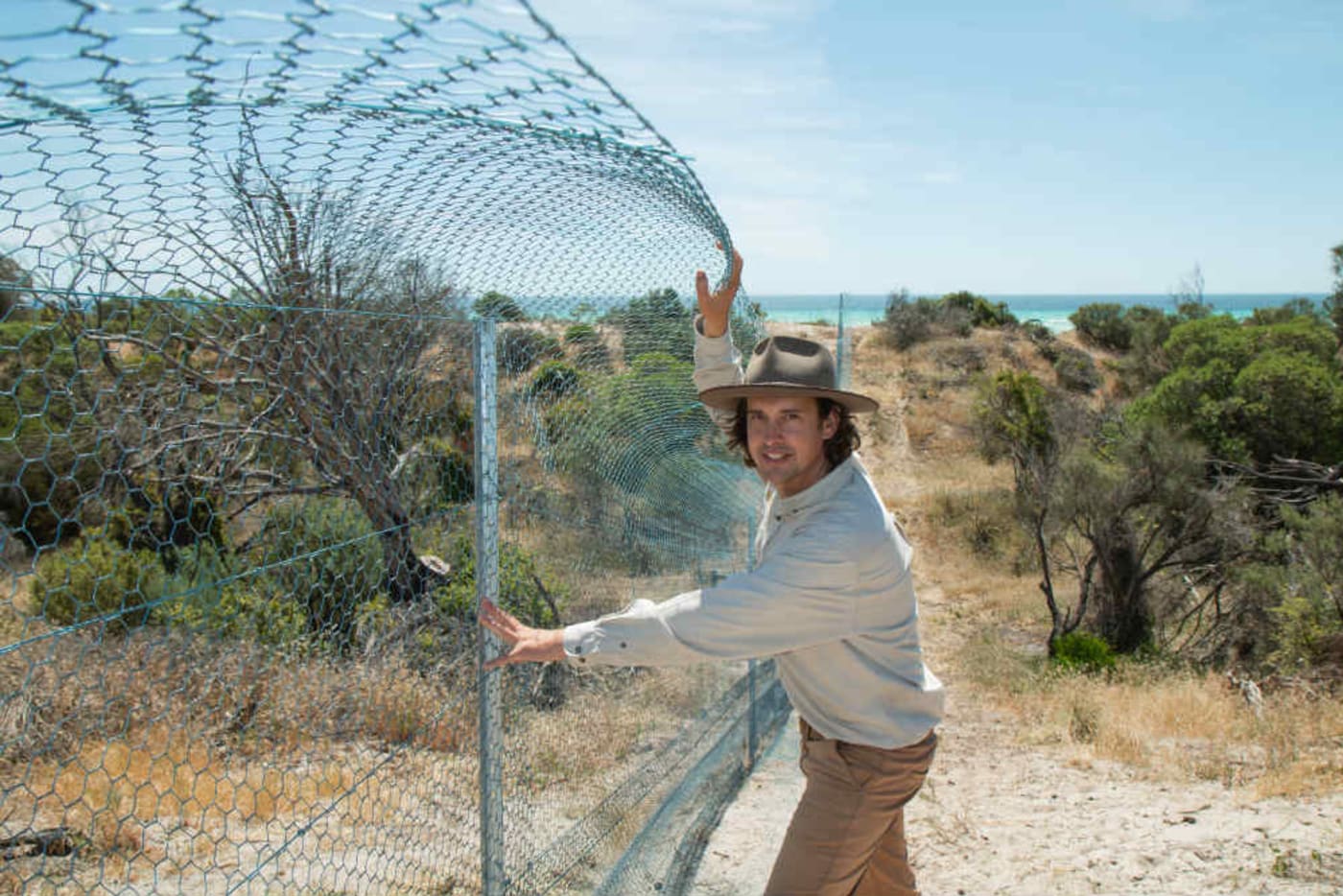 Predator Control Fence on the Yorke Peninsula