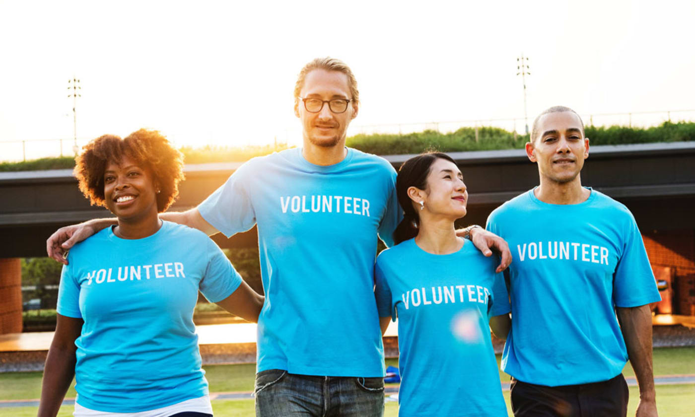 Volunteers taking action in their community