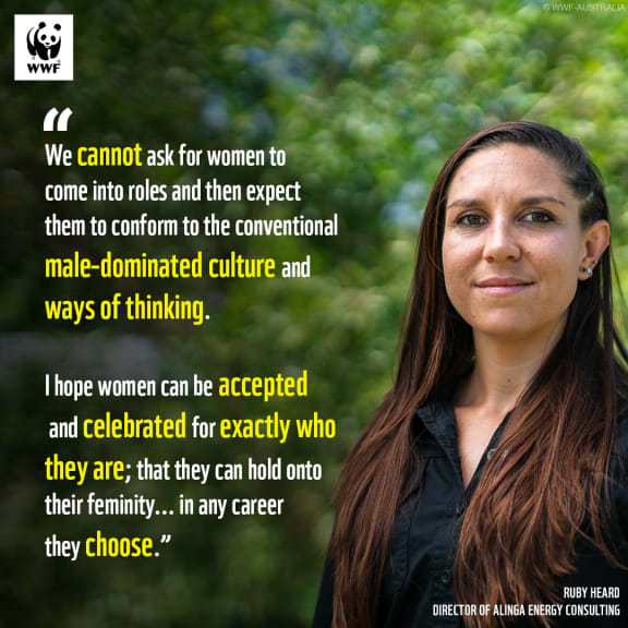 Ruby Heard is an electrical engineer and director of Alinga Energy Consulting, a socially conscious consulting firm delivering energy feasibility studies and system design.