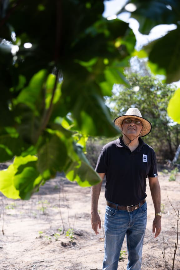 WWF First Nations Principal Advisor, Wakka Wakka Traditional Owner Cliff Cobbo in Townsville.
