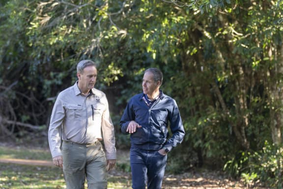 Dermot O'Gorman (WWF-Australia, CEO) and Brad Pulford (HP Inc Managing Director)