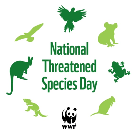 National Threatened Species Day lockup logo
