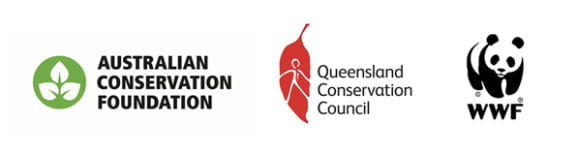WWF ACF QCC logos