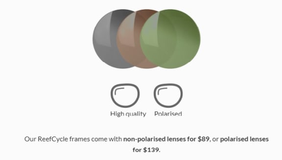 Reefcycle non prescription sunnies options