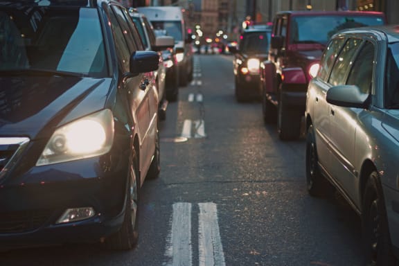 Image of cars in traffic