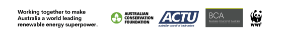 ACF ACTU BCA WWF logos