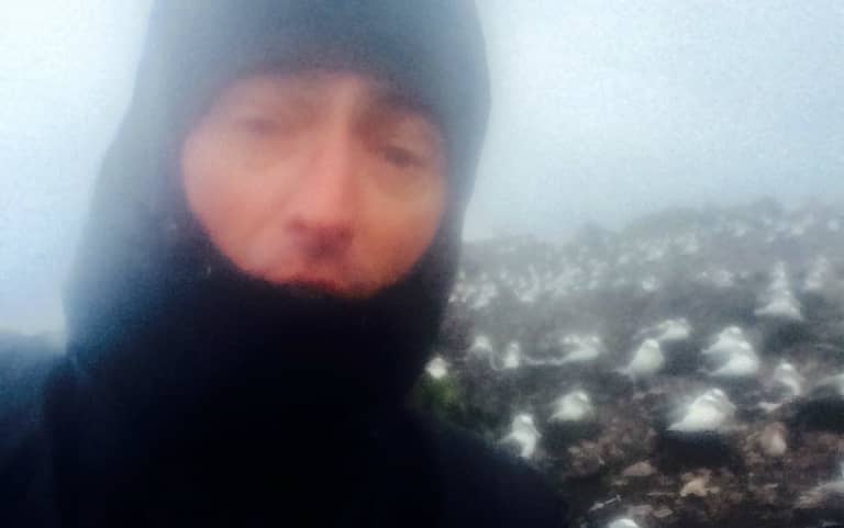 Cinematographer and photographer Matt Newton stranded on Albatross Island