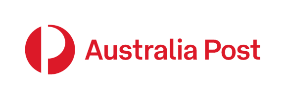 Australia Post logo - red text