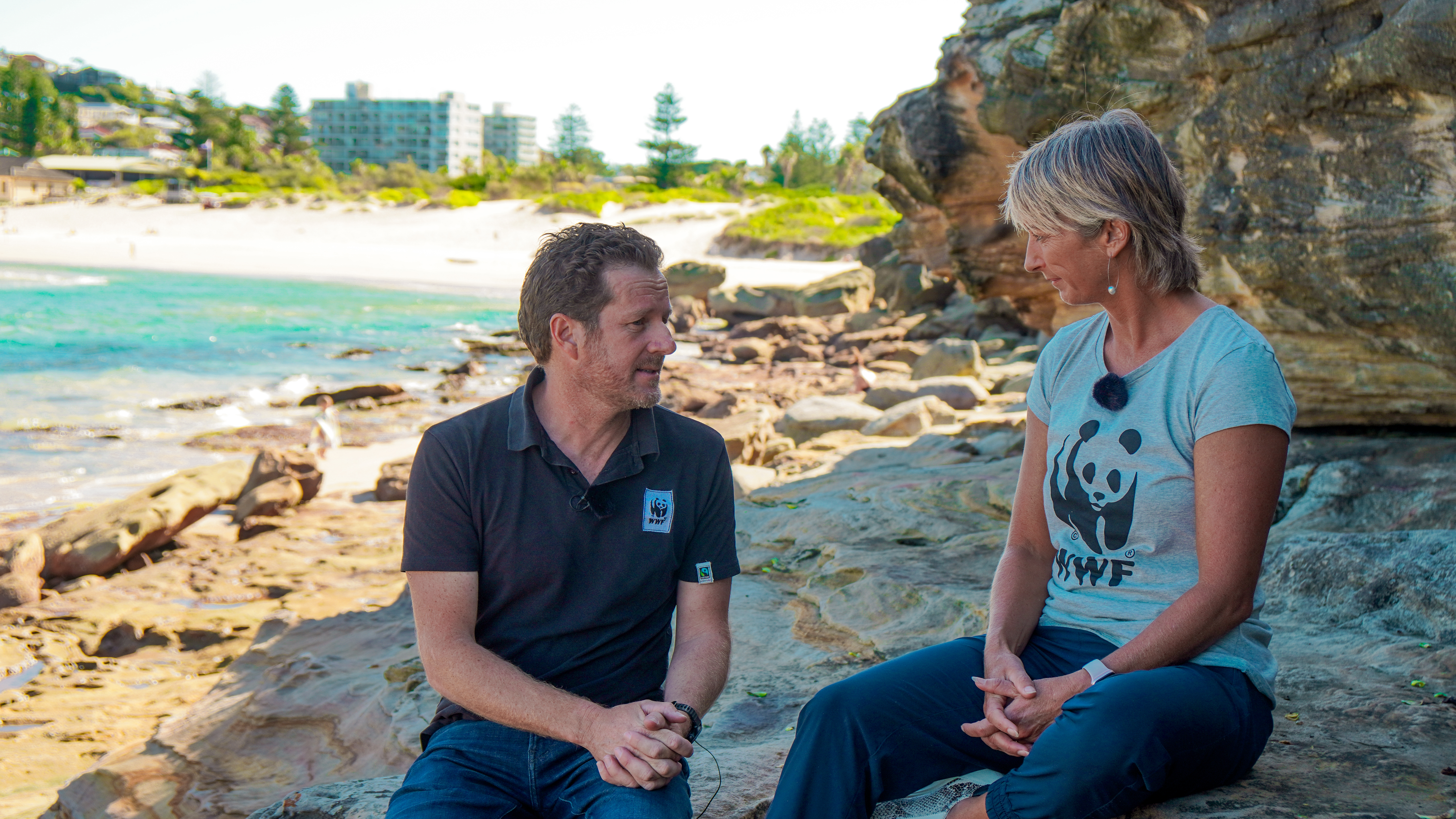 WWF-Australia partner and seven-time world surfing champion Layne Beachley joins Richard Leck, WWF-Australia's Head of Oceans to chat the benefits of a Net-Free Reef.