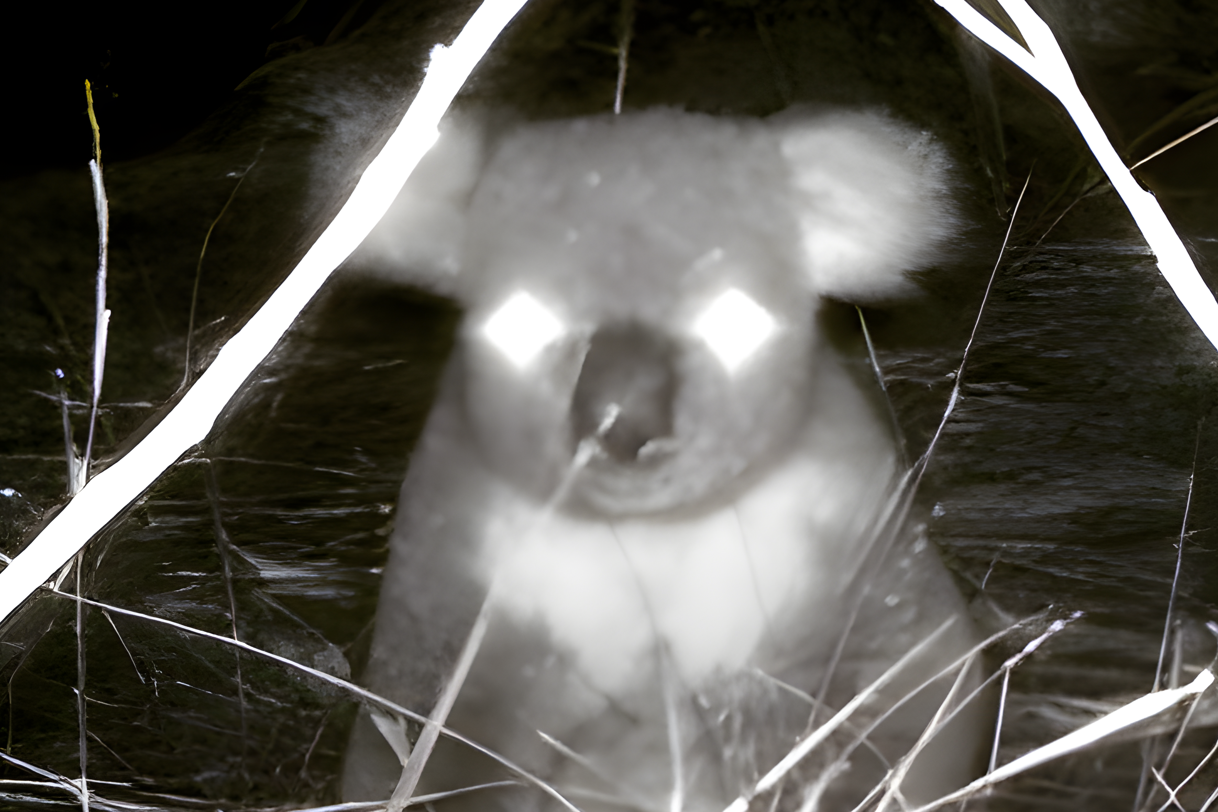 The Boorubee (koala) dubbed Rubee by the Minyumai Rangers, photographed by a trail camera on Minyumai IPA.